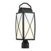 Designers Fountain Fairlington One Light Outdoor Post Lantern 94696-BK